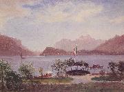 Albert Bierstadt Italian Lake Scene china oil painting artist